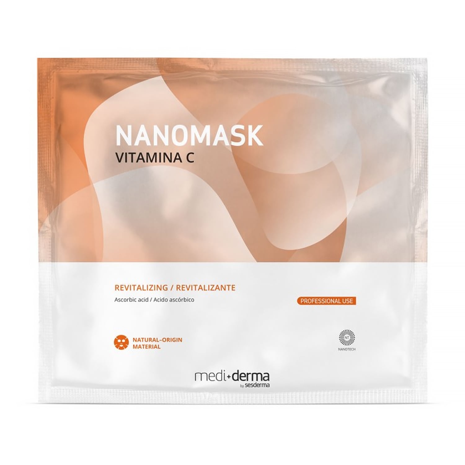 Тканинна маска для обличчя Mediderma Nanomask Vitamin C, 1 шт